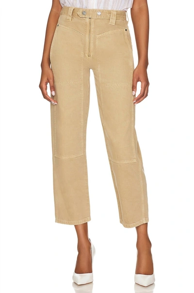 Etica Orion Slim Carpenter Pant In Nomad In Beige