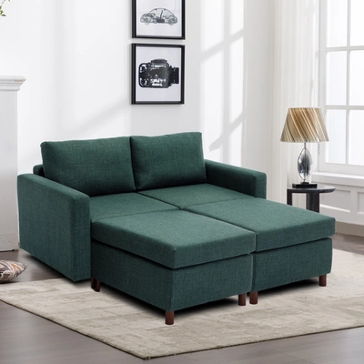 Simplie Fun 2 Seat Module Sectional Sofa Couch