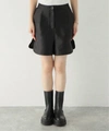 GHOSPELL SCENT SATIN SHORTS IN BLACK