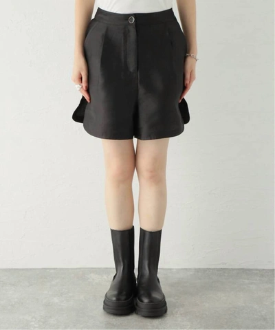 Ghospell Scent Satin Shorts In Black