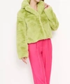 Furious Fur Martha Jacket In Citrus In Orange
