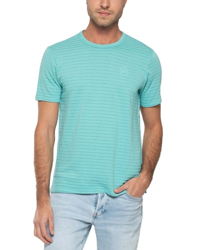 Sol Angeles Tonal Stripe Crew T-shirt In Blue