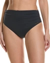 Vince Camuto Convertible High Waist Bikini Bottom In Blue