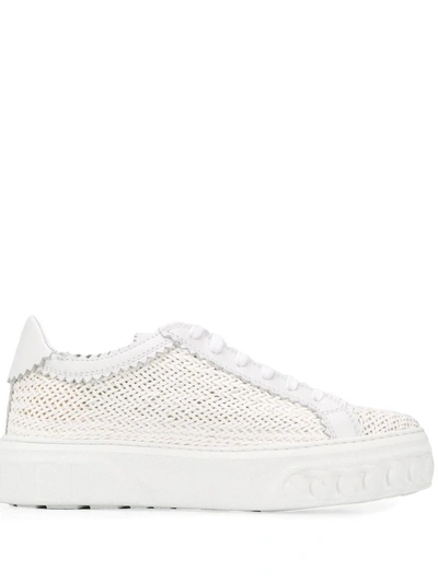 Casadei Off Road Sneakers In White