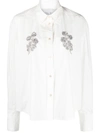 FORTE FORTE FORTE_FORTE EMBROIDERED COTTON SHIRT