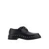 Valentino Garavani Man Lace-up Shoes Black Size 11 Leather In Black