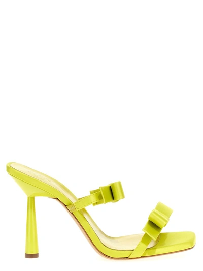 Gia Borghini Galantine Sandals In Yellow