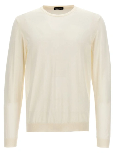 Roberto Collina Cotton Sweater In White