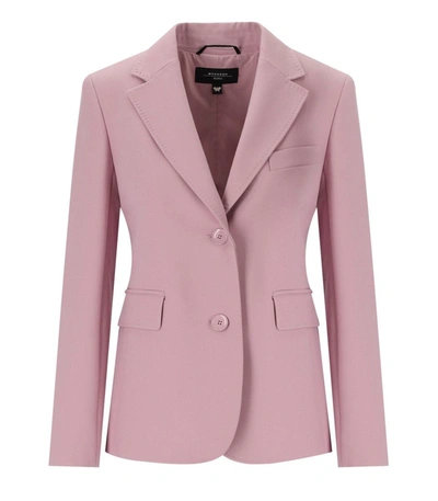 Weekend Max Mara Uva Pink Single Breasted Blazer