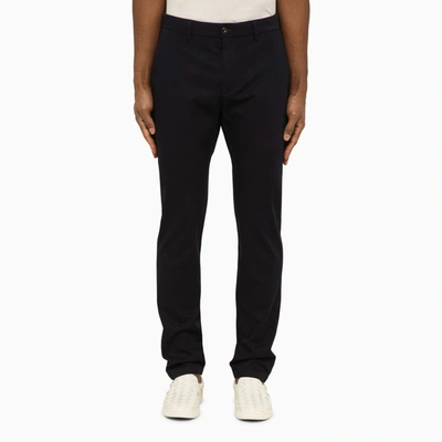 DEPARTMENT 5 NAVY COTTON CHINO TROUSERS