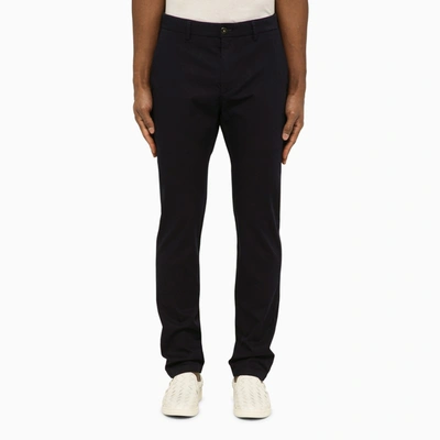 DEPARTMENT FIVE NAVY COTTON CHINO TROUSERS
