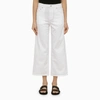 DEPARTMENT 5 WHITE WIDE DENIM TROUSERS