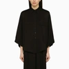 Federica Tosi Black Viscose Shirt In Black