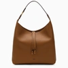 CHLOÉ MERCIE BROWN LEATHER HOBO BAG