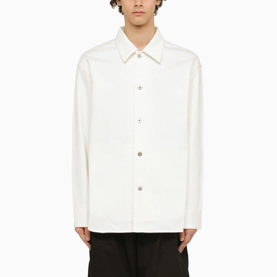 Jil Sander Buttoned Shirt In White