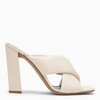 PARIS TEXAS PARIS TEXAS | MILK-WHITE LEATHER MULE