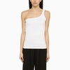 Isabel Marant One-shoulder Cotton Tank Top In White