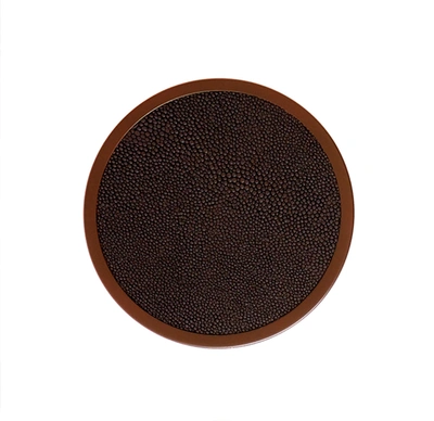 Addison Ross Ltd Uk Anthracite Coasters - Set Of 4 In Brown