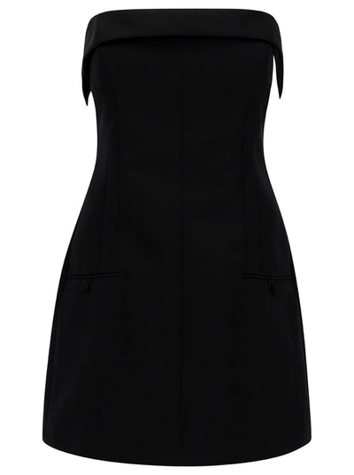 Philosophy Di Lorenzo Serafini Bustier Mini Dress In Black