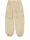 MM6 MAISON MARGIELA MM6 MAISON MARGIELA WIDE-LEG COTTON CARGO PANTS