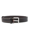 LEMAIRE LEMAIRE LOGO-ENGRAVED LEATHER BELT