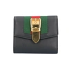 GUCCI GUCCI SYLVIE BLACK LEATHER WALLET  (PRE-OWNED)