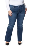 SLINK JEANS MID RISE SLIM BOOTCUT JEANS
