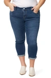 Slink Jeans Rolled Cuff Boyfriend Jeans In Royal