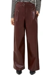 FRENCH CONNECTION CROLENDA FAUX LEATHER PANTS