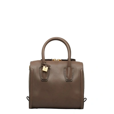 Mcm Visetos Leather Shoulder Bag () In Brown