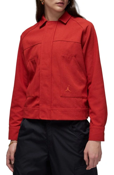 Jordan Women's  Jacket In Dune Red