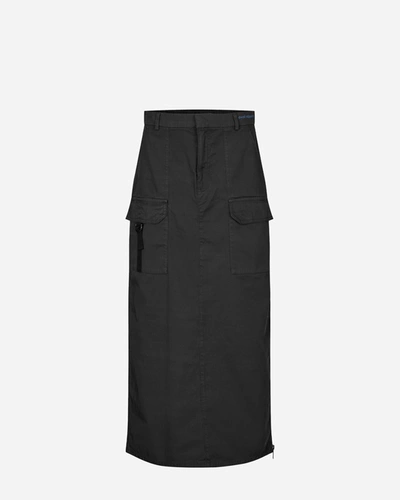 Oval Square Arrow Maxi Skirt In Black