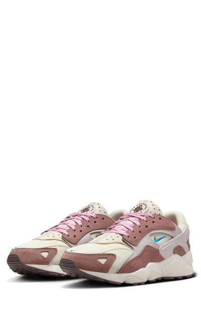 Nike Air Huarache Runner Sneakers In Brown And Pink