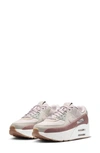 Nike Air Max 90 Lv8 Platform Sneaker In Iron/ Platinum/ Violet