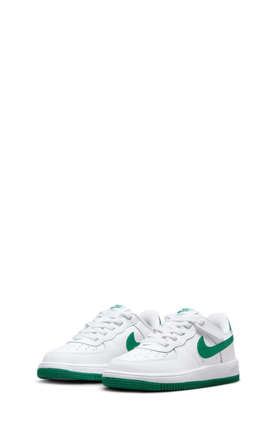 Nike Kids' Boys  Air Force 1 Low In White/malachite/white