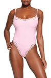 SKIMS FITS EVERYBODY LACE CAMISOLE BODYSUIT