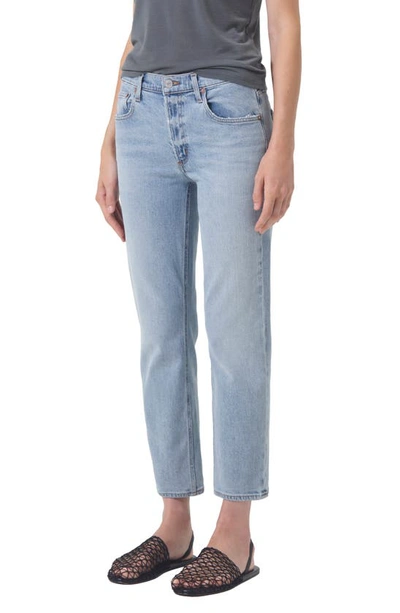AGOLDE KYE MID RISE ANKLE STRAIGHT LEG JEANS