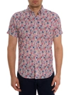 Robert Graham Padar Short Sleeve Button Down Shirt In Multi