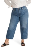 Madewell Perfect Vintage Crop Wide Leg Jeans In Cresslow Wash