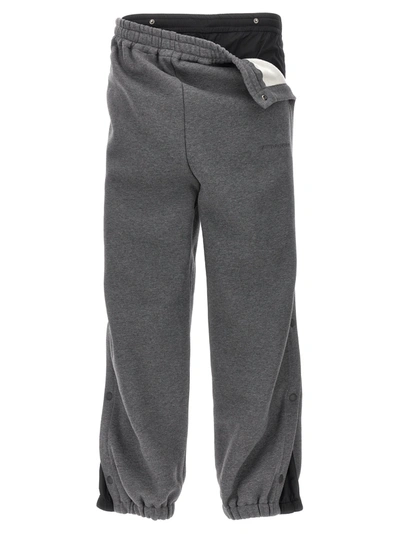 Y/project Snap Off Track Trousers In Grey