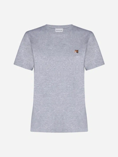 Maison Kitsuné T-shirt In Light Grey Melange