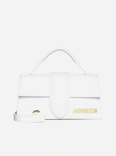 Jacquemus Le Bambino Leather Bag In White