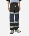 MARTINE ROSE SAFETY TROUSERS BLACK / NAVY