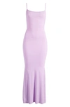 Skims Soft Lounge Scoop-neck Stretch-modal Maxi Slip Dress In Sugar Plum