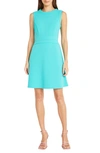 DONNA MORGAN FOR MAGGY SLEEVELESS FLARE DRESS