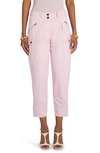 Tom Ford Cotton Stretch Twill Crop Cargo Pants In Light Pink