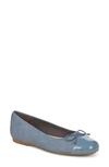 Dr. Scholl's Wexley Flat In Oxide Blue