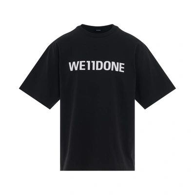 We11 Done Black Large Basic T-shirt