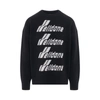 WE11 DONE LOGO PILE KNIT SWEATER
