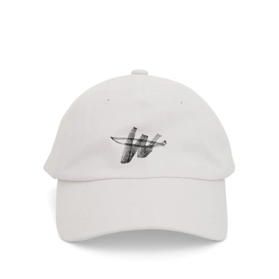 We11 Done White Wd One Logo Cap